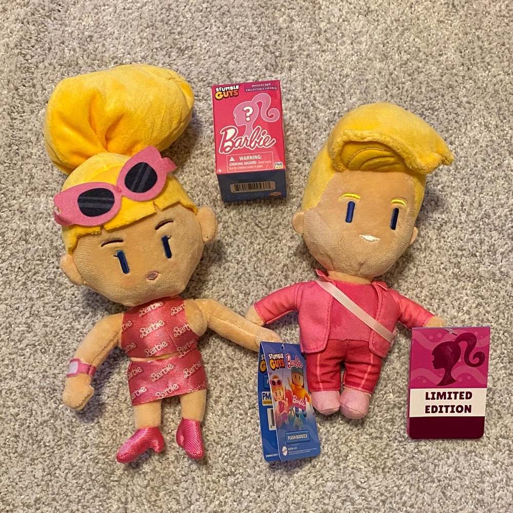 Barbie Limited Edition Plush Set - new stumble guys plush buddies